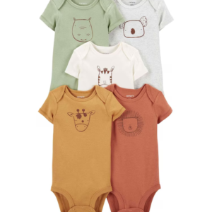 Kit body bebê 10 peças bichinhos multicor | Carter's