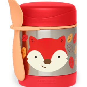 Pote térmico infantil com talher raposa vermelho | Skip Hop