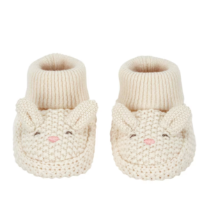 Pantufa bebê de tricot bichinho bege | Carter's