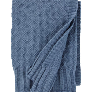 Cobertor bebê de tricot trabalhado azul | Carter's